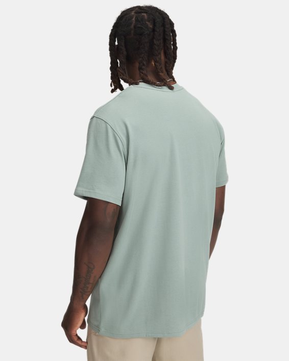 Men's UA Logo Embroidered Heavyweight Short Sleeve | Under Men's UA Logo Embroidered Heavyweight Short Sleeve | Under